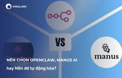 Nên chọn OpenClaw, Manus AI hay n8n để tự động hóa?